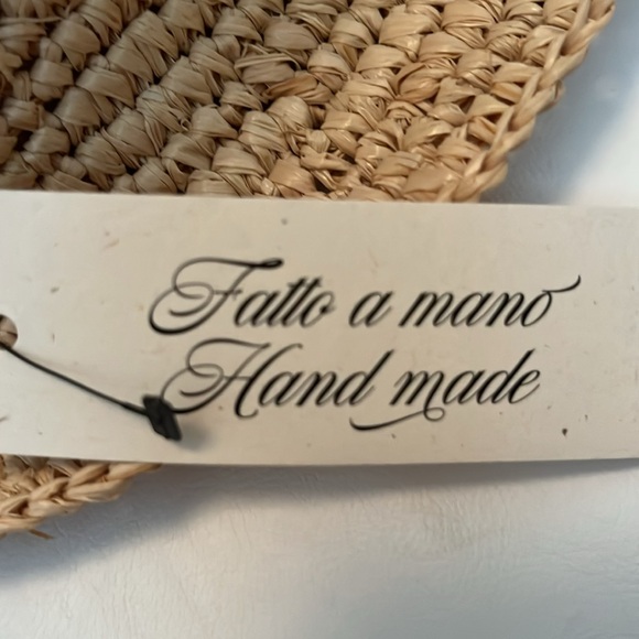 Filippo Catarzi Raffia Bucket Hat NWT - Picture 4 of 7